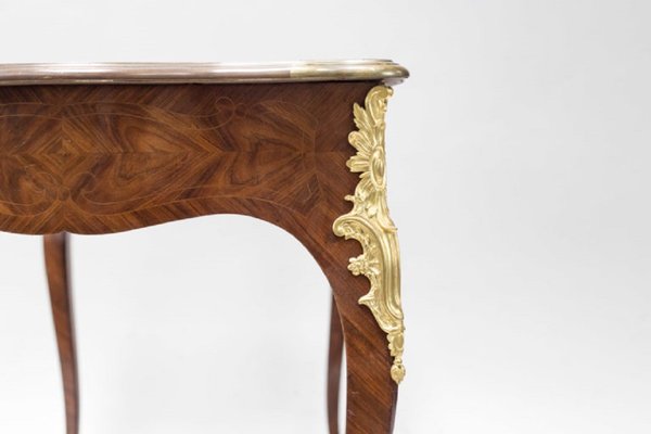 Petit Bureau Louis Xv Ancien En Marqueterie En Vente Sur Pamono