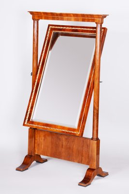 Antique Austrian Walnut Biedermeier Full Length Tilting Mirror For At Pamono Antique Austrian Walnut Biedermeier, Full Length Tilting Mirror