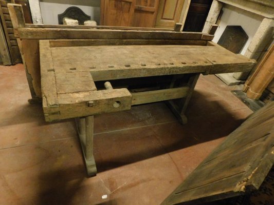 Antique Italian Solid Wood Work Table 1800s For Sale At Pamono
