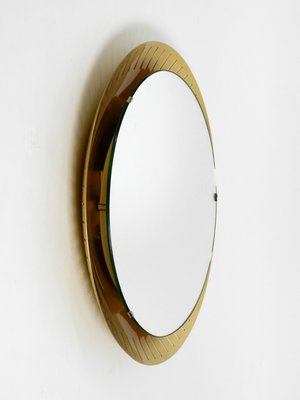 Large Mid Century Round Illuminated, Large Round Gold Mirror Canada