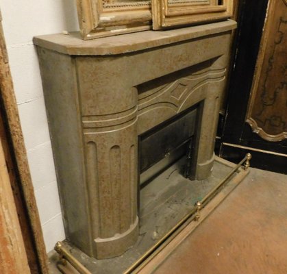 Vintage Art Deco Style Marble Fireplace 1940s For Sale At Pamono