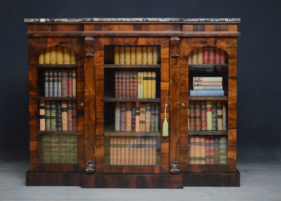 Antique William Iv Rosewood Bookcase For Sale At Pamono