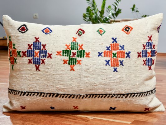 Colorful Wool Outdoor Kilim Pillow Cover By Zencef Contemporary