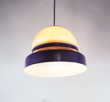 Vintage Purple Glass Ceiling Lamp 1970s For Sale At Pamono