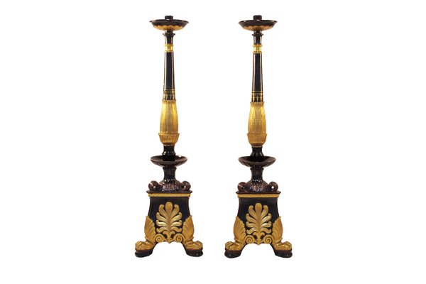 pic Black And Gold Candlesticks pamono