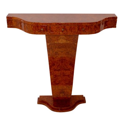 Amboina Burl Wood Console Table From Adm Amboina Burl Wood Console Table From Adm