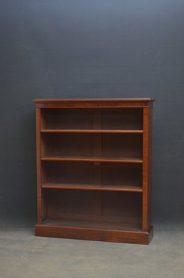 Late Victorian Open Solid Mahogany Bookcase For Sale At Pamono