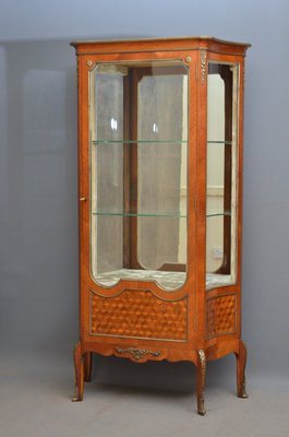 Antique French Rosewood Display Cabinet For Sale At Pamono