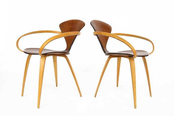 American Pretzel Dining Chair By Norman Cherner For Plycraft 1960s