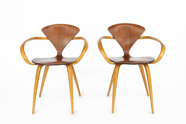 American Pretzel Dining Chair By Norman Cherner For Plycraft 1960s