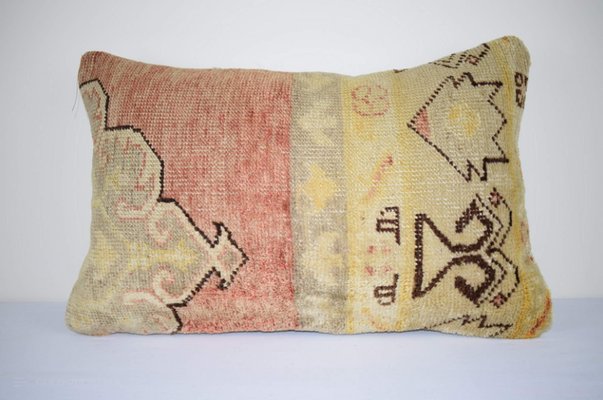 Turkish Oushak Rug Pillow Cover from Oushak rug pillow cover, tribal turkish