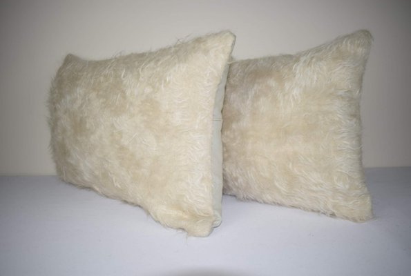4 Set of Hand loom wool Shaggy Pillows Cover Handwoven Vintage Decorative S4-1