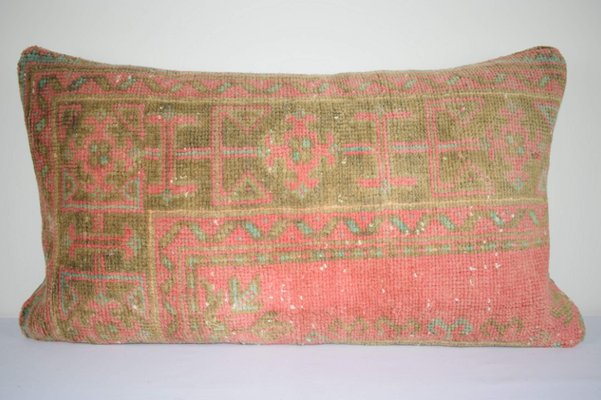 Distressed Turkish Rug Pillow Cover From Vintage Pillow Store