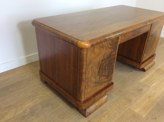 Vintage Art Deco Desk By Jindrich Halabala For Up Zavody 1930s
