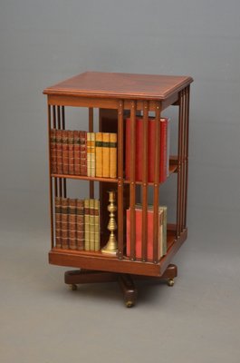 Antique Edwardian Revolving Bookcase For Sale At Pamono