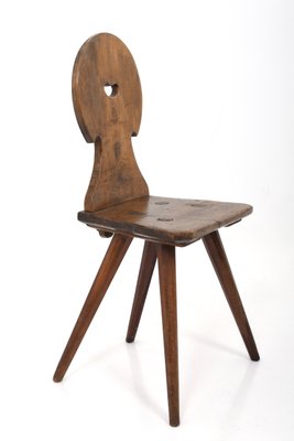 Antique Scandinavian Milking Chair