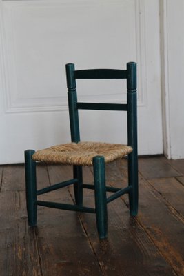 vintage children's wooden chairs