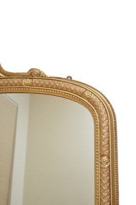 Victorian Overmantel Mirror 1870s For, Victorian Overmantle Mirror White Beard