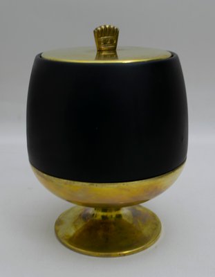 Italienisches Mid Century Cocktailset Aus Messing Von Aldo Tura Fur