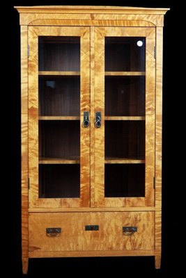 Antique Two Door Birch Cabinet For Sale At Pamono