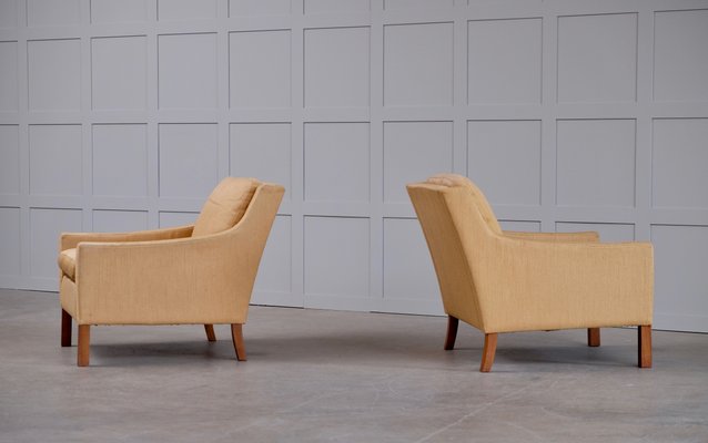Set of Easy Chairs by Ib Kofod-Larsen for OPE, 1960s for sale at