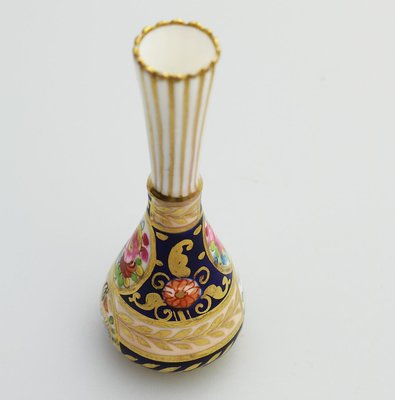 Small Antique English Porcelain Vase From Crown Staffordshire For
