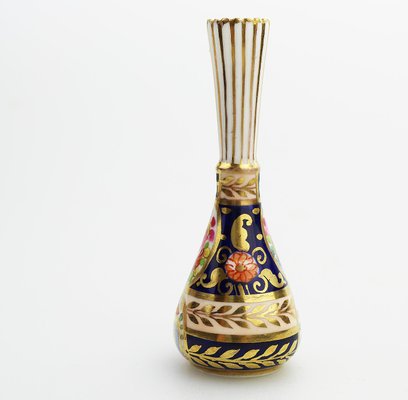 Small Antique English Porcelain Vase From Crown Staffordshire For