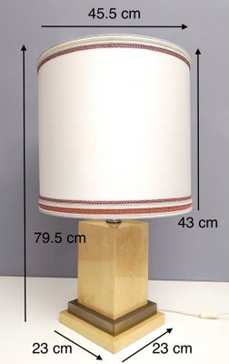 Brass Table Lamp By Aldo Tura 1960s, Types Of Vintage Table Lamps