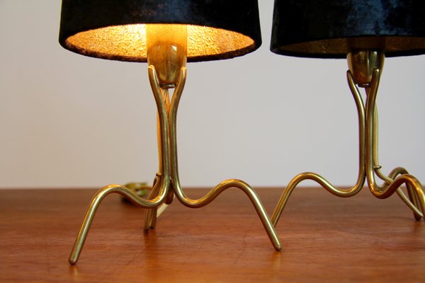 brass bedside lights