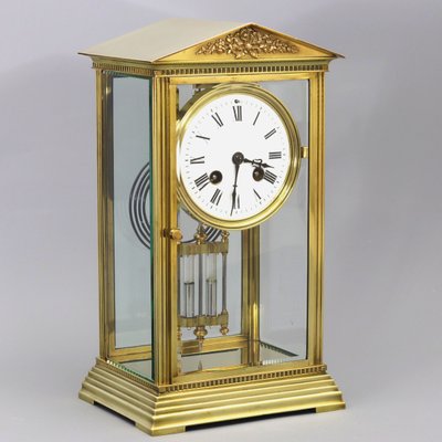 Antique French Gl Br Mantle Clock By Couaillet Freres Br Mantle Clock By Couaillet Freres