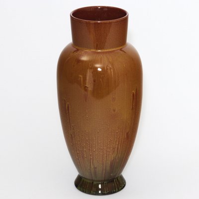 Glazed Ovoid Vase By Christopher Dresser For Linthorpe Pottery