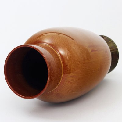 Glazed Ovoid Vase By Christopher Dresser For Linthorpe Pottery