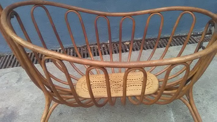 antique bentwood cradle