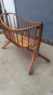 antique bentwood cradle