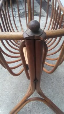 antique bentwood cradle