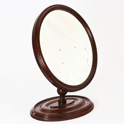 Early 19th Century Adjustable Mahogany Shaving Mirror For At Adjustable Mahogany Shaving Mirror