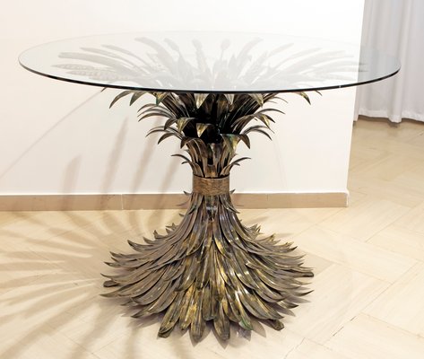 Italian Wrought Iron Dining Table 1960s