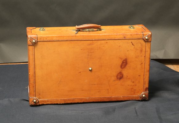 old leather suitcase