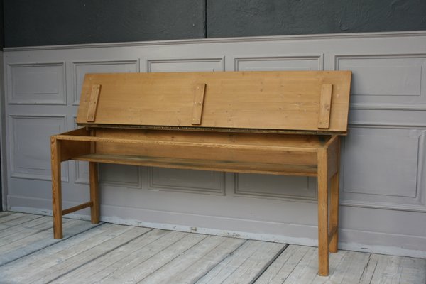 Vintage Wooden School Desk 1920s For Sale At Pamono