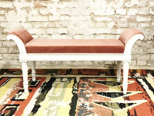 Antique Carved Wooden Bench For Sale At Pamono