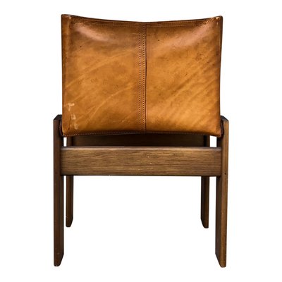 Cognac leather sale accent chair