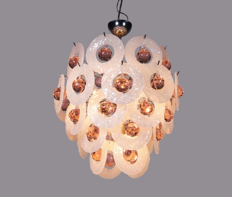Pink Murano glass chandelier 1960s | Selency Pink Murano glass chandelier 1960s | Selency