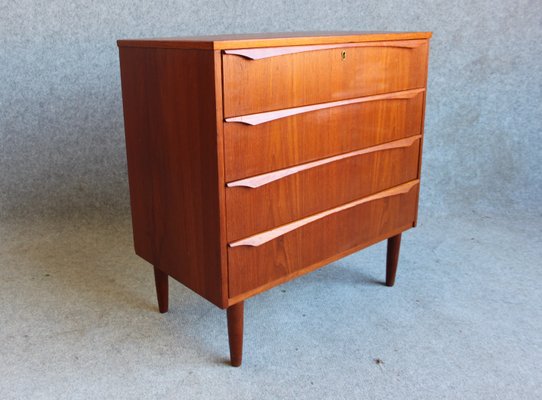 Mid Century Danish Teak And Wood Dresser 1960s For Sale At Pamono