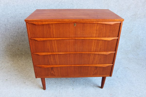 Mid Century Danish Teak And Wood Dresser 1960s For Sale At Pamono