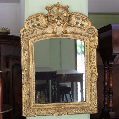 18th Century Louis Xv French Gilt Mirror