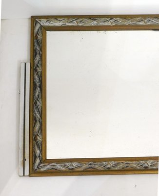 Vintage Art Deco Silver Wood Frieze Frame Mirror For At Pamono Vintage Art Deco Silver Wood Frieze