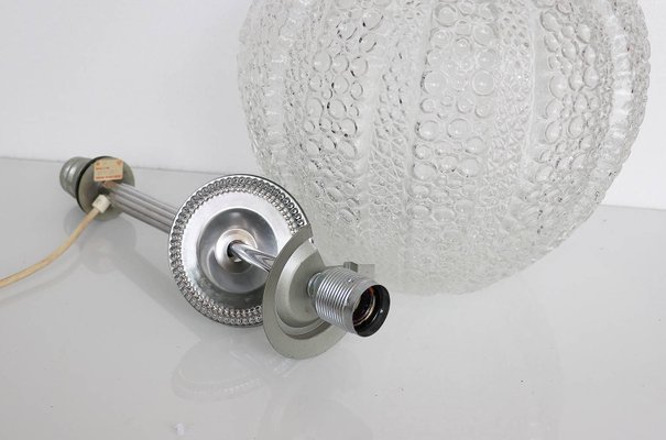 bubble glass floor lamp