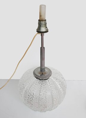 bubble glass floor lamp