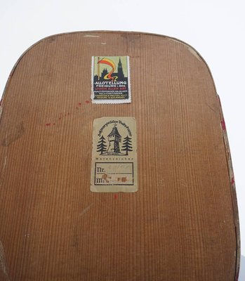 Antique German Painted Tole Wooden Pantry Box For Sale At Pamono