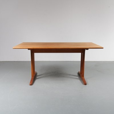 Danish Oak Shaker Dining Table By Borge Mogensen For Fdb Mobler 1950s